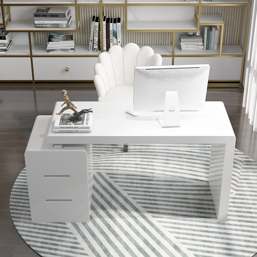 Questions and Answers for Mular 120 cm Rectangular Warm White Desk with 3 Drawers