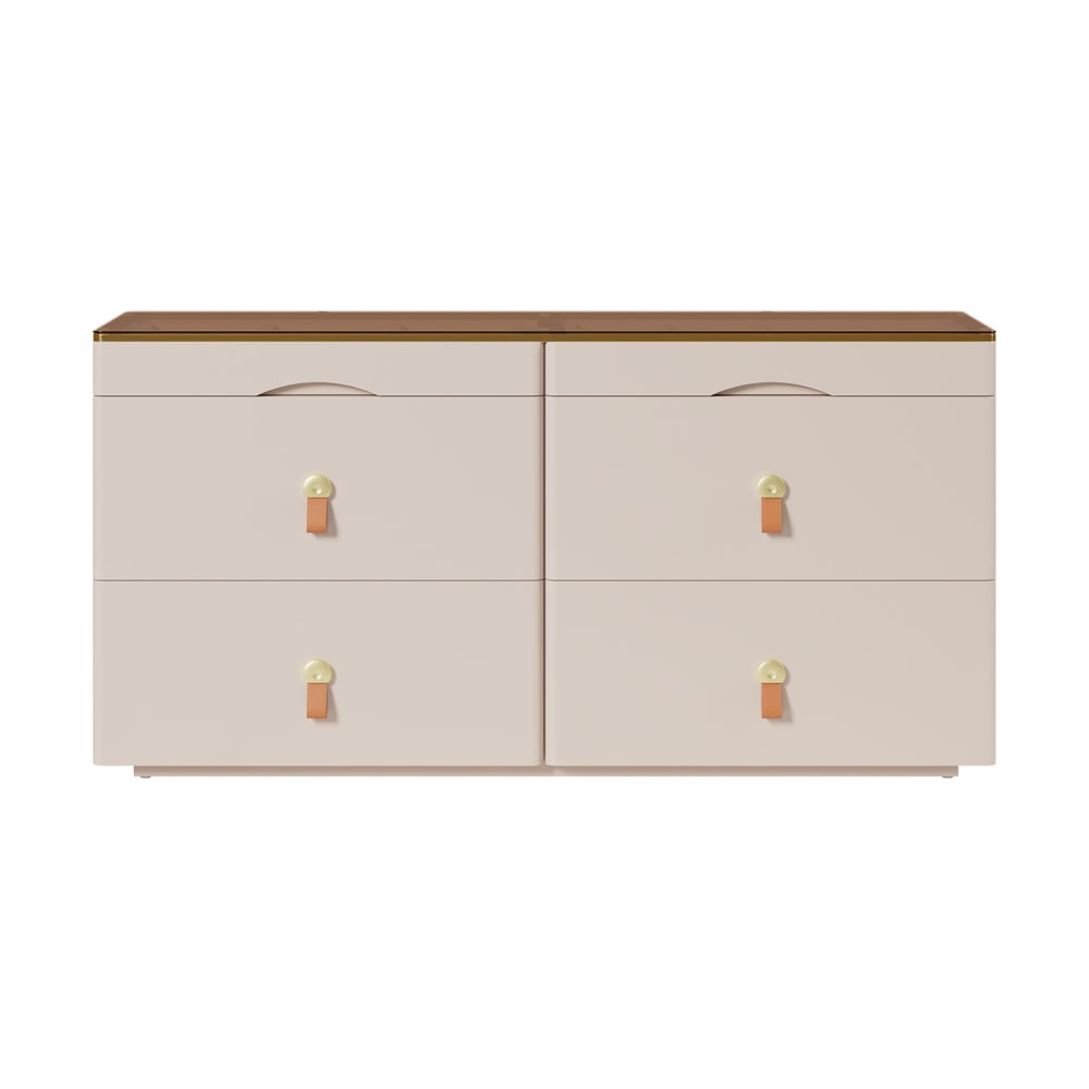 Questions and Answers for Chanor 120 cm Glass Top Champagne 6-Drawer Dresser with Jewelry Display