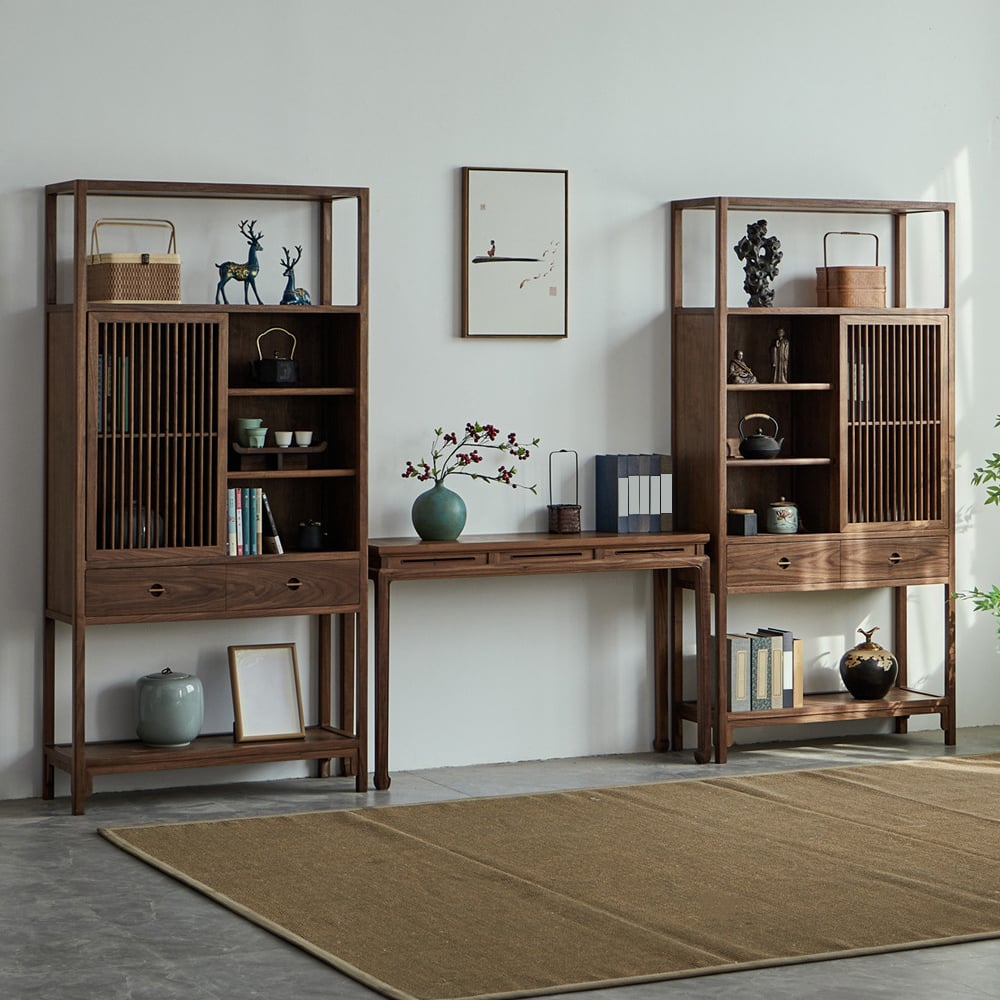 Questions and Answers for 47.2" Mid Century Modern Console Table Walnut Solid Wood Entryway Table with 4 Legs