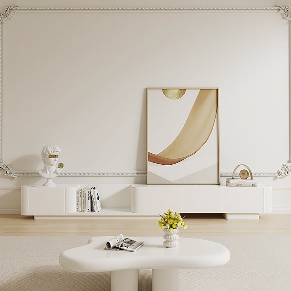 Customer Reviews for Extendable TV Stand & Abstract Coffee Table Set