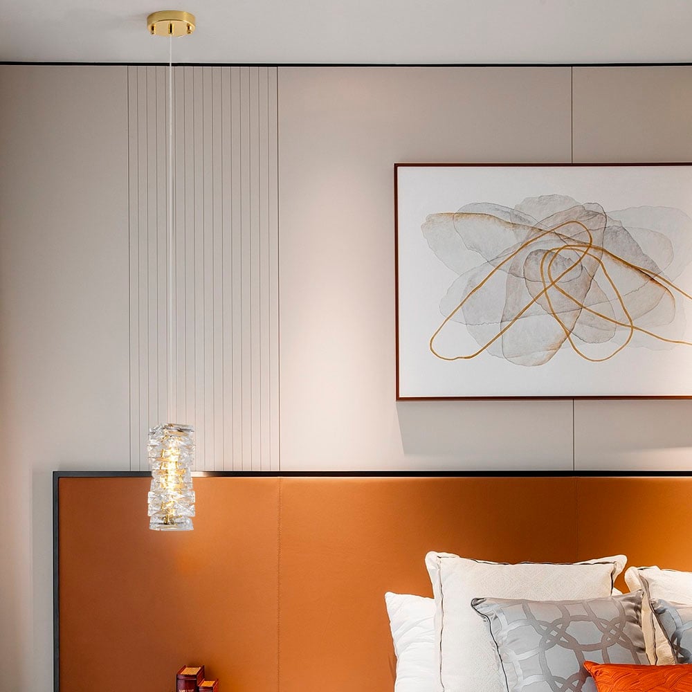 Questions and Answers for Glam Crystal Island Pendant Light in Gold Led Mini Chandelier for Kitchen Dining room