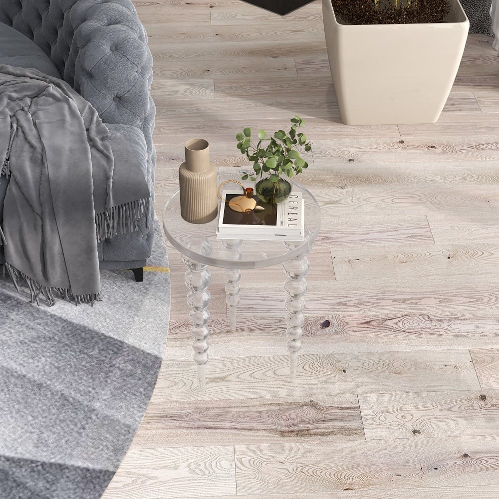 Questions et Réponses pour Table d'appoint moderne en acrylique du milieu du siècle, table d'appoint ronde transparente