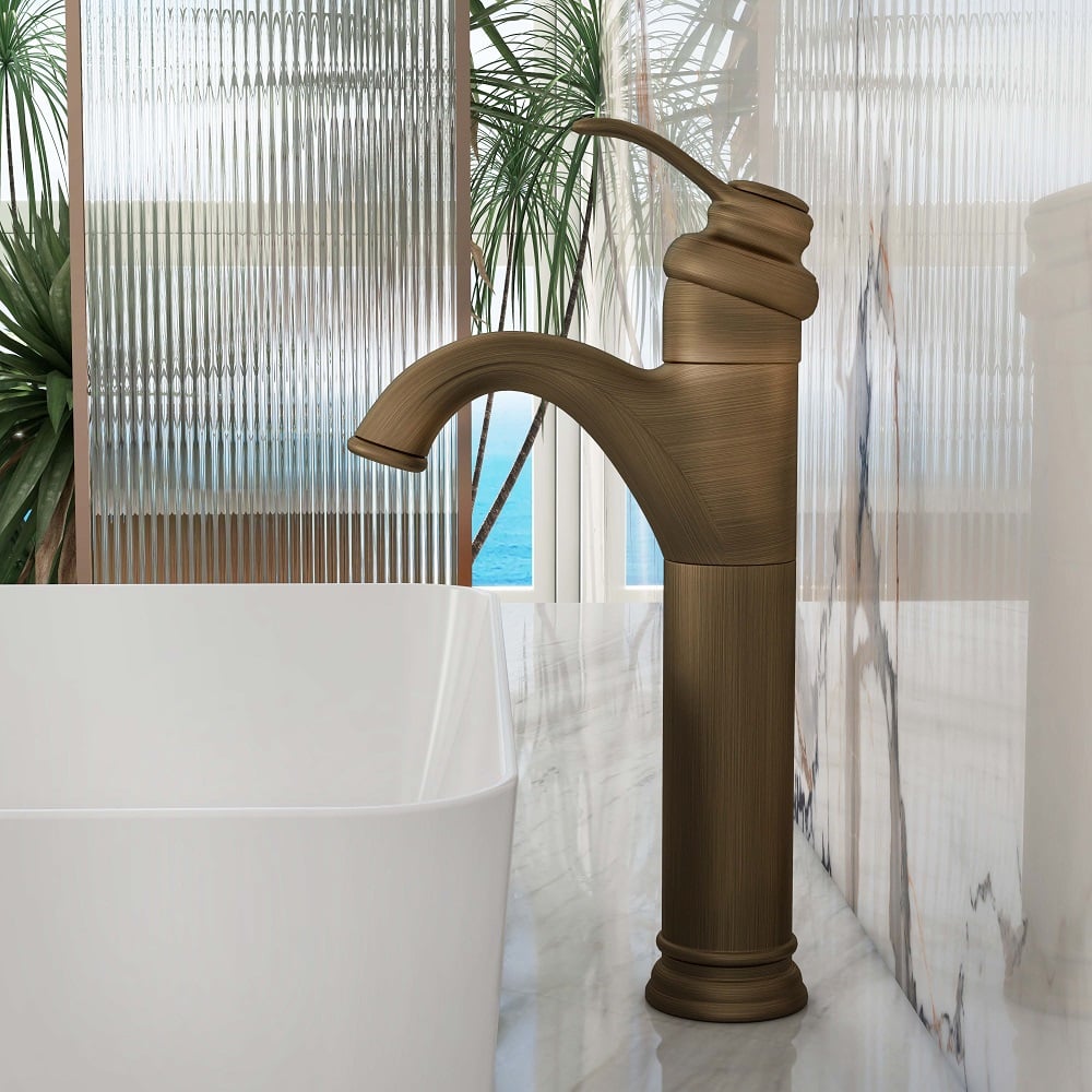 Domande e risposte per Rubinetto per lavabo monoforo Fusta Classic con maniglia singola per bagno in ottone massiccio