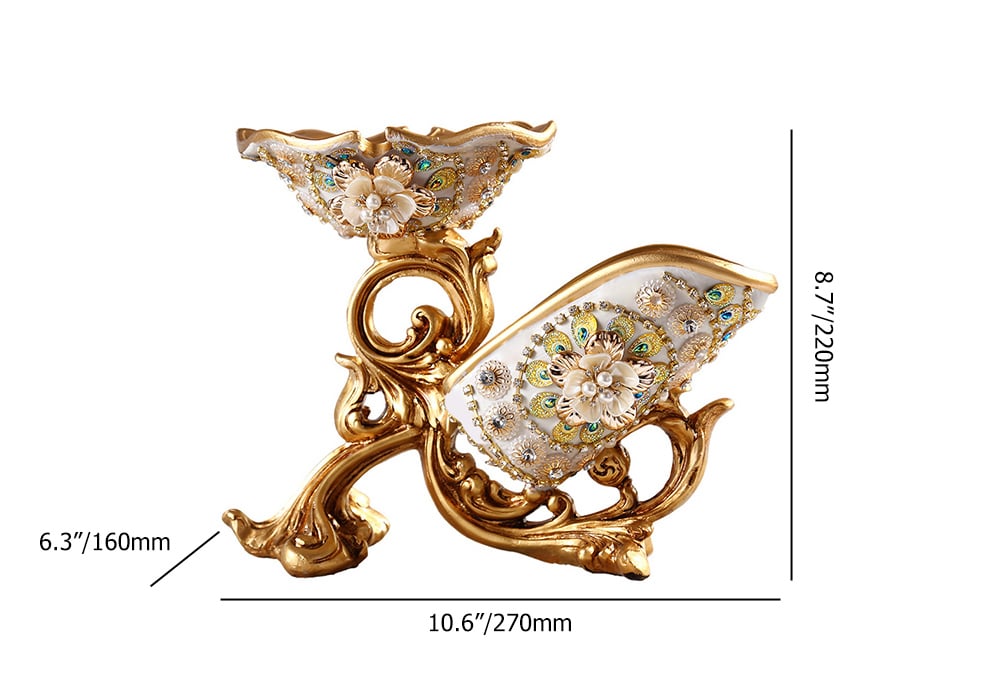 European Style Vintage Tabletop Wine Bottle Rack with Glass Holder in Gold weights dimensions image