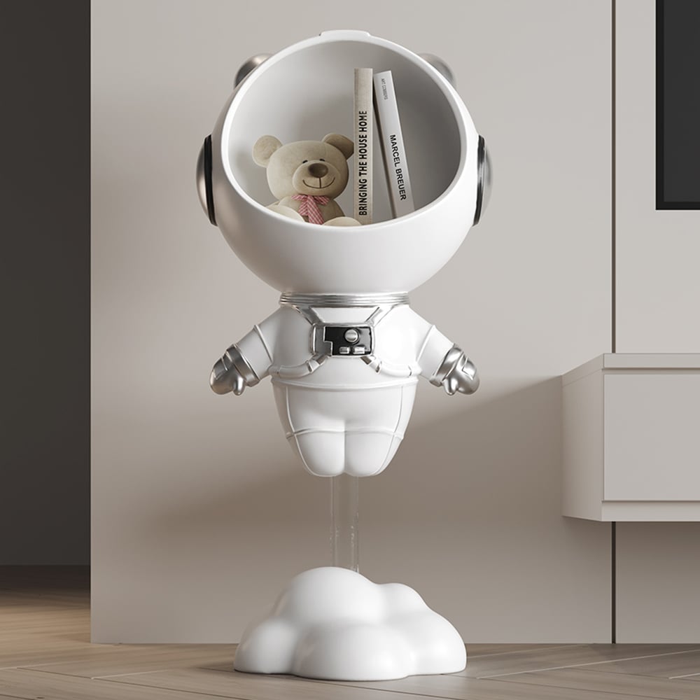 Customer Reviews for Astronaut Resin Figurine Gold Floating Side Table with Storage
