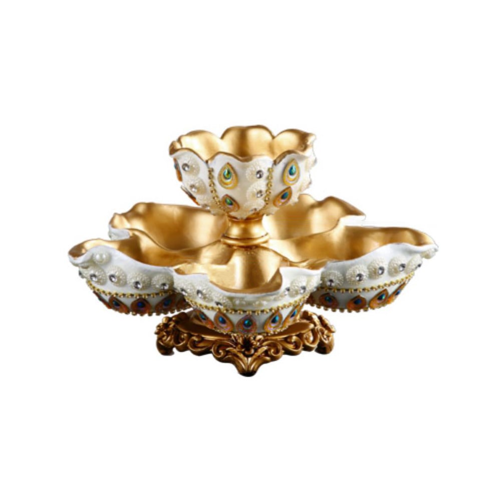Customer Reviews for 2 Tired Dried Fruit Snack Basket Resin Decorative Serving Storage Tray Bowl