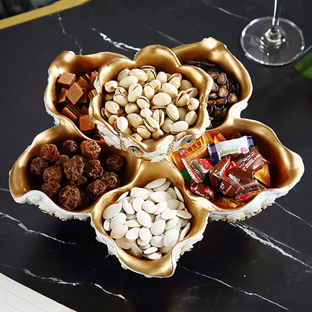 Customer Reviews for 2 Tired Dried Fruit Snack Basket Resin Decorative Serving Storage Tray Bowl