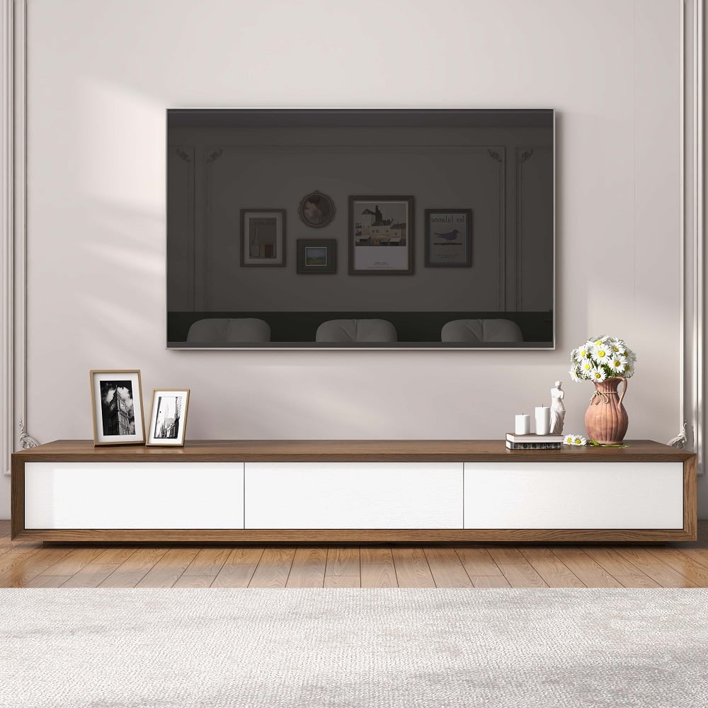 Questions and Answers for Morami Modern 1800mm White TV Stand Rectangle Media Stand TV Console with 3 Drawers