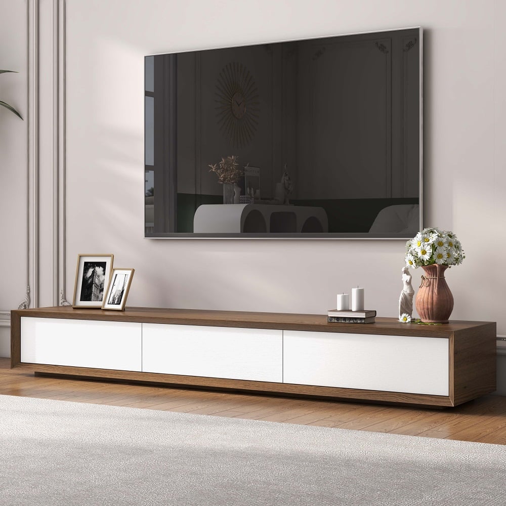 Questions and Answers for Morami Modern 1800mm White TV Stand Rectangle Media Stand TV Console with 3 Drawers