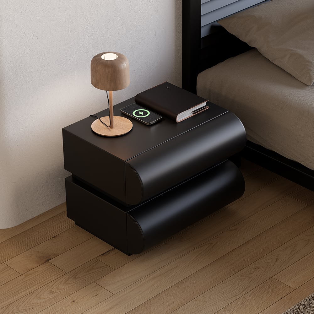 Questions and Answers for Humply Leather 2-Drawer Smart Nightstand
