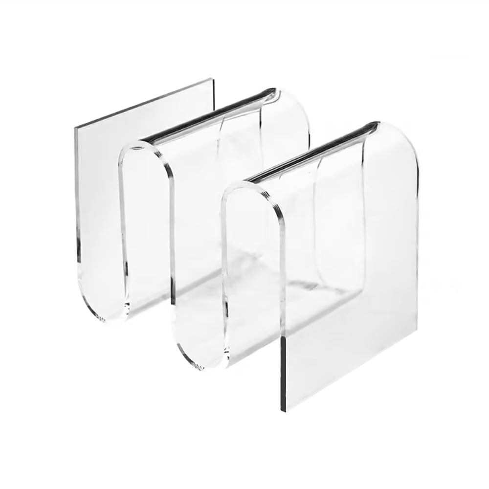 Questions and Answers for Clear Acrylic End Table with Storage Wavy Shape Side Table