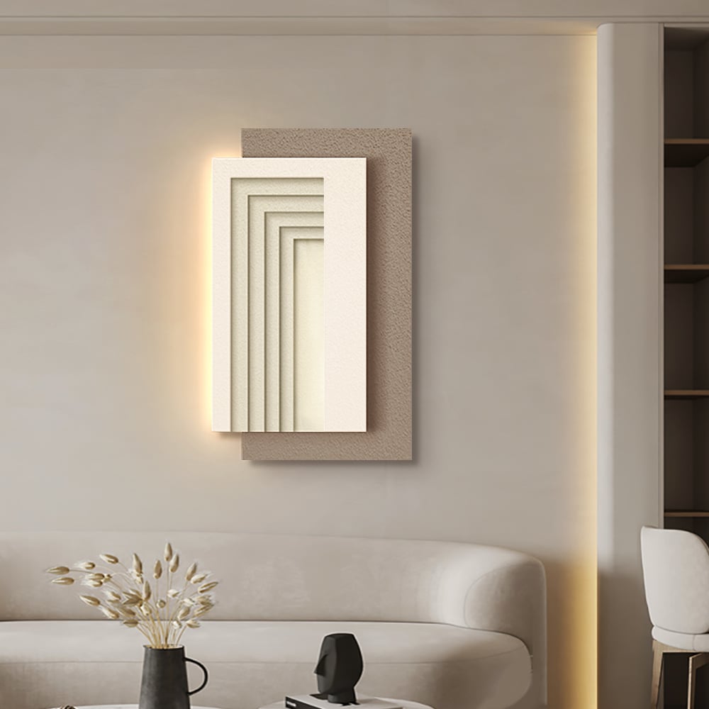 Customer Reviews for 31.5" LED Modern Rectangle Abstract Wall Art Decor Living Room Bedroom