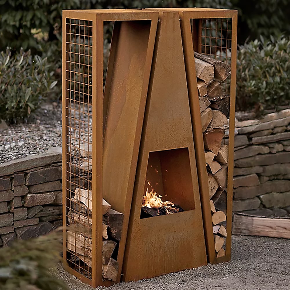Questions and Answers for 1410mm Large Stainless Steel Outdoor Patio Wood Burning Fireplace With Log Holder