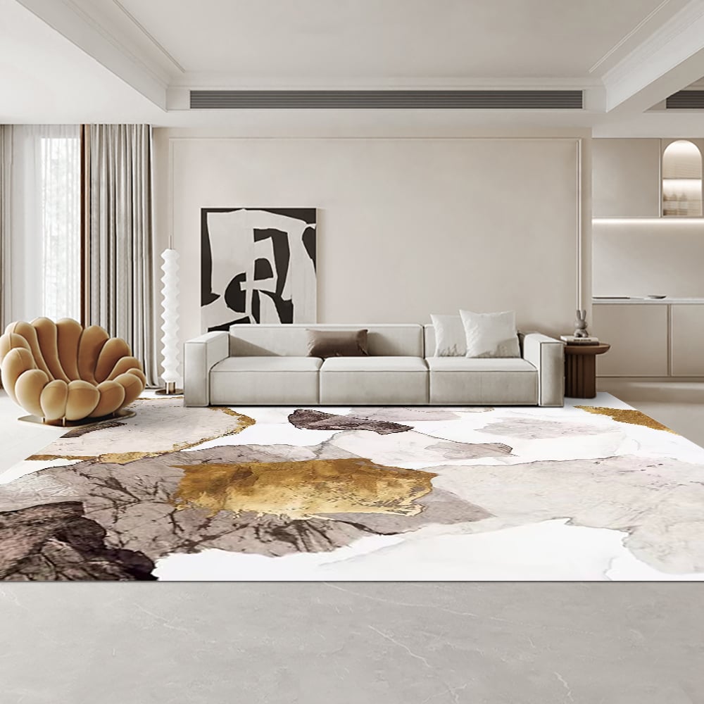 Questions and Answers for 1500mm x 2400mm Art Deco Area Rug with Abstract Pattern Decorative Carpet