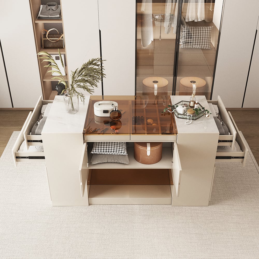 Pytania i odpowiedzi dla nowoczesna kremowa szafa z szufladami