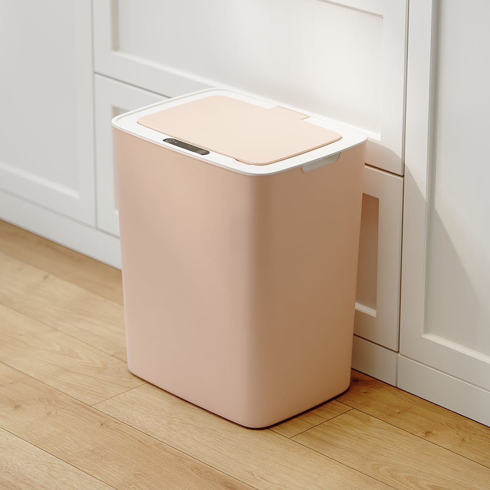 Customer Reviews for Pink Intelligent Touchless Sensor Rubbish Bin with Odor-Absorbing Deodorizer Area