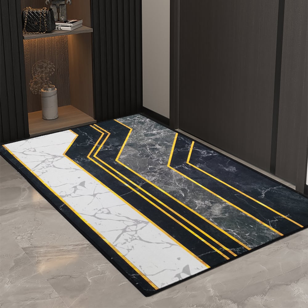 Customer Reviews for 2PCS Morden Geometry Marble Non-slip Front Door Mat Washable Entryway Rug Set