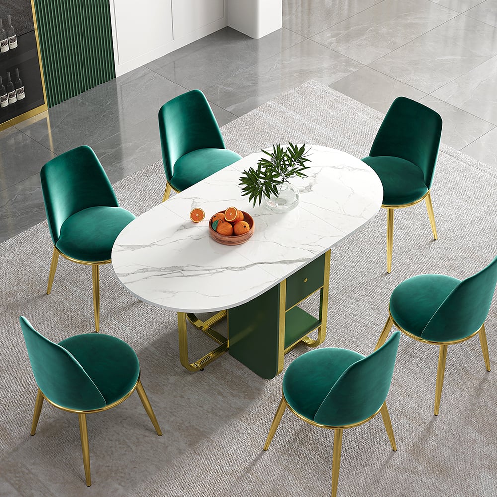 Customer Reviews for 59.1" Modern Rectangle Leaf Folding Wood Dining Table with Storage Seats 4-6 People