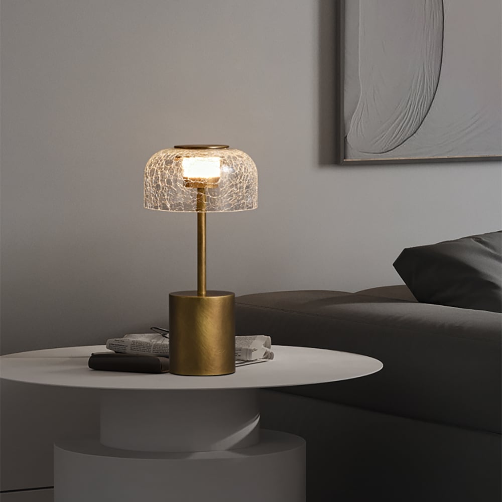 Questions and Answers for 2500mAh Bronze Gold Glass Desk Lamp Wireless USB Rechargeable Touch 3 colors Table Light