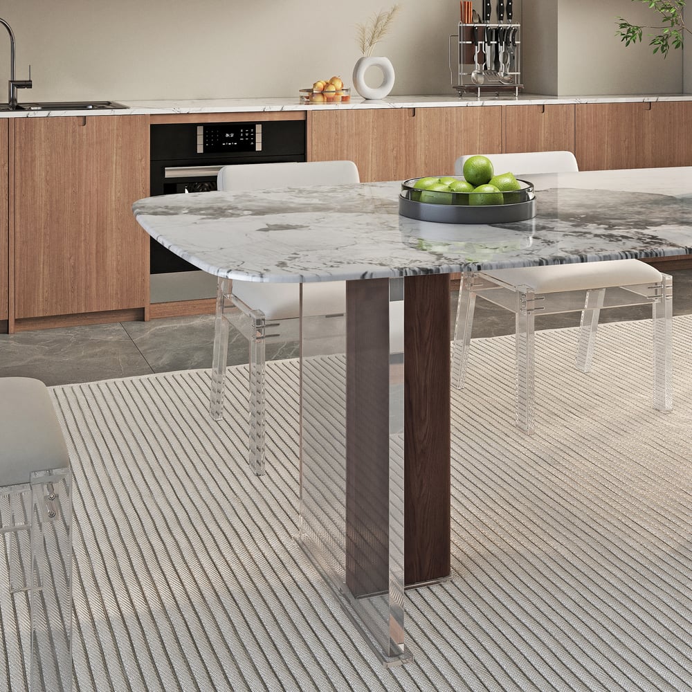 Customer Reviews for 2000mm Rectangle Modern Sintered Stone Top Dining Table for 6