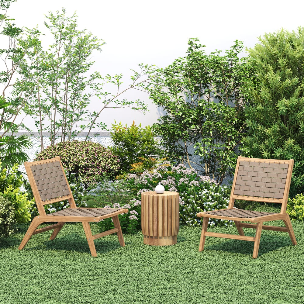 Customer Reviews for Natural Teak Wood Woven Outdoor Chair