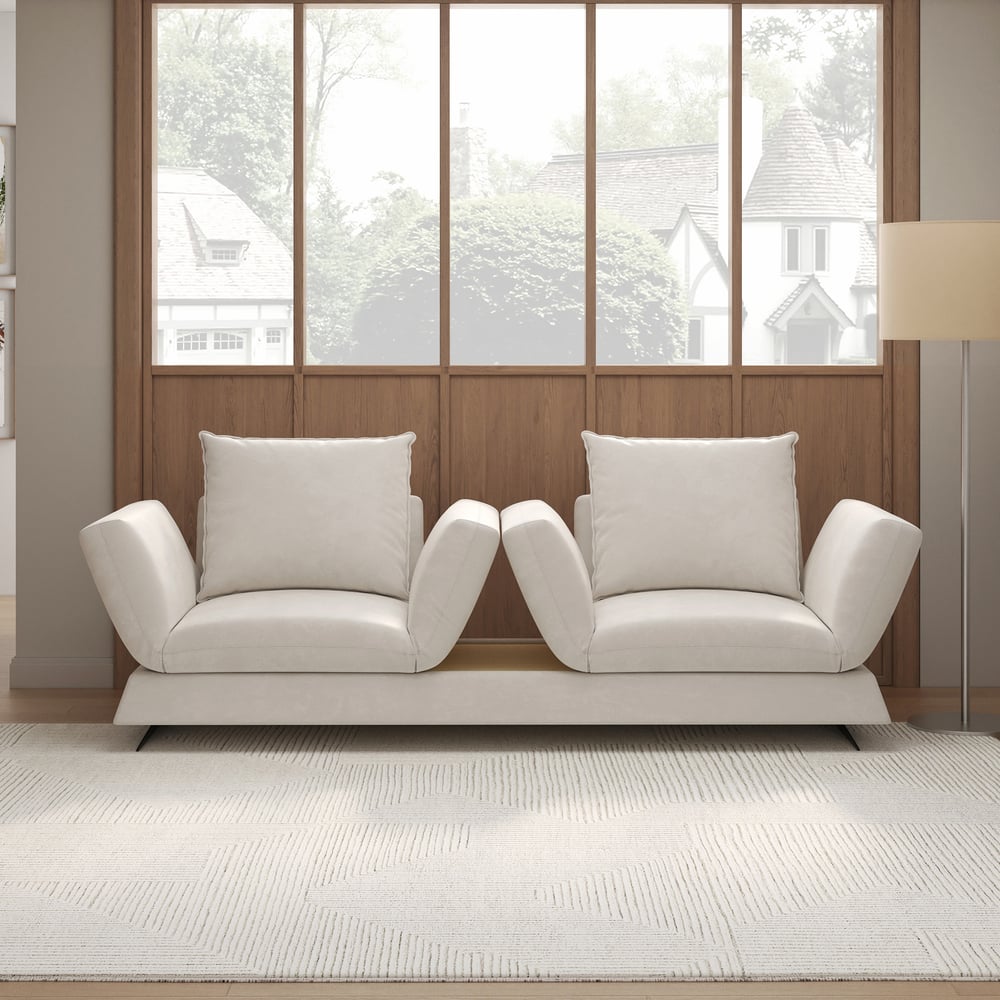 Questions and Answers for 84" Linen Convertible Sleeper Sofa 2-Seater