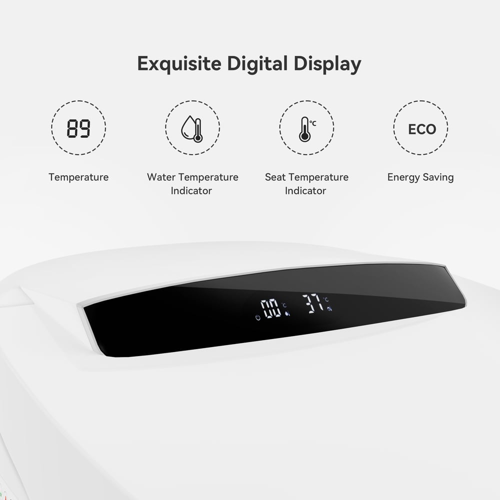 Questions and Answers for Hynova AX1 Automatic Flushing Smart Bidet Toilet, Manually Open/Close Lid 1.28 GPF, cUPC