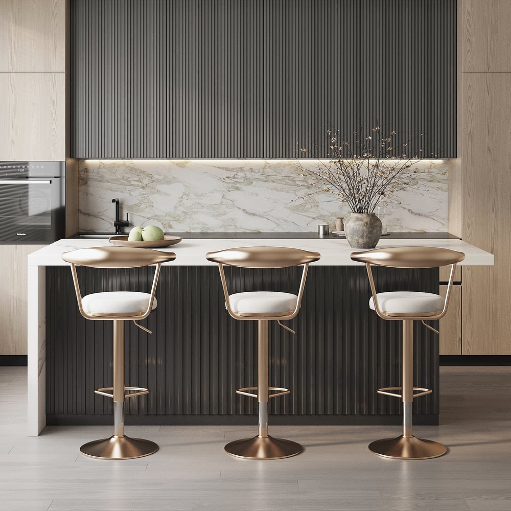 Otázky a odpovědi pro Ostrov a stolička 72" moderní laminátový kuchyňský ostrůvek se 2 nastavitelnými barovými stoličkami