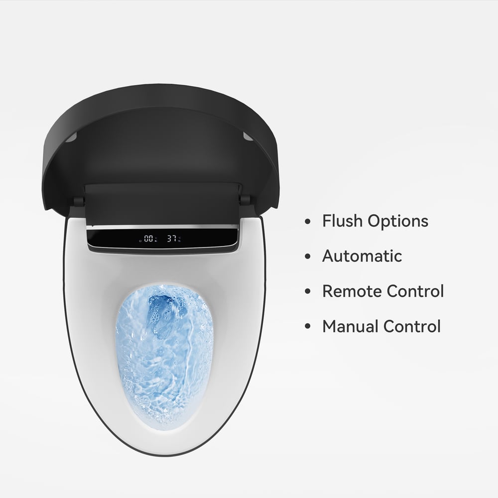 Customer Reviews for Hynova AX1 Automatic Smart Bidet Toilet, Auto Open/Close Lid Black 1.28 GPF, cUPC & ETL