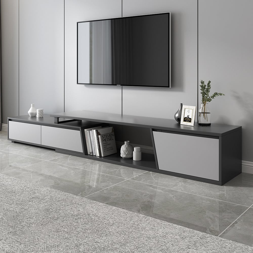 Questions and Answers for Fero Extendable TV Stand with 3 Drawers(1800mm-3048mm)