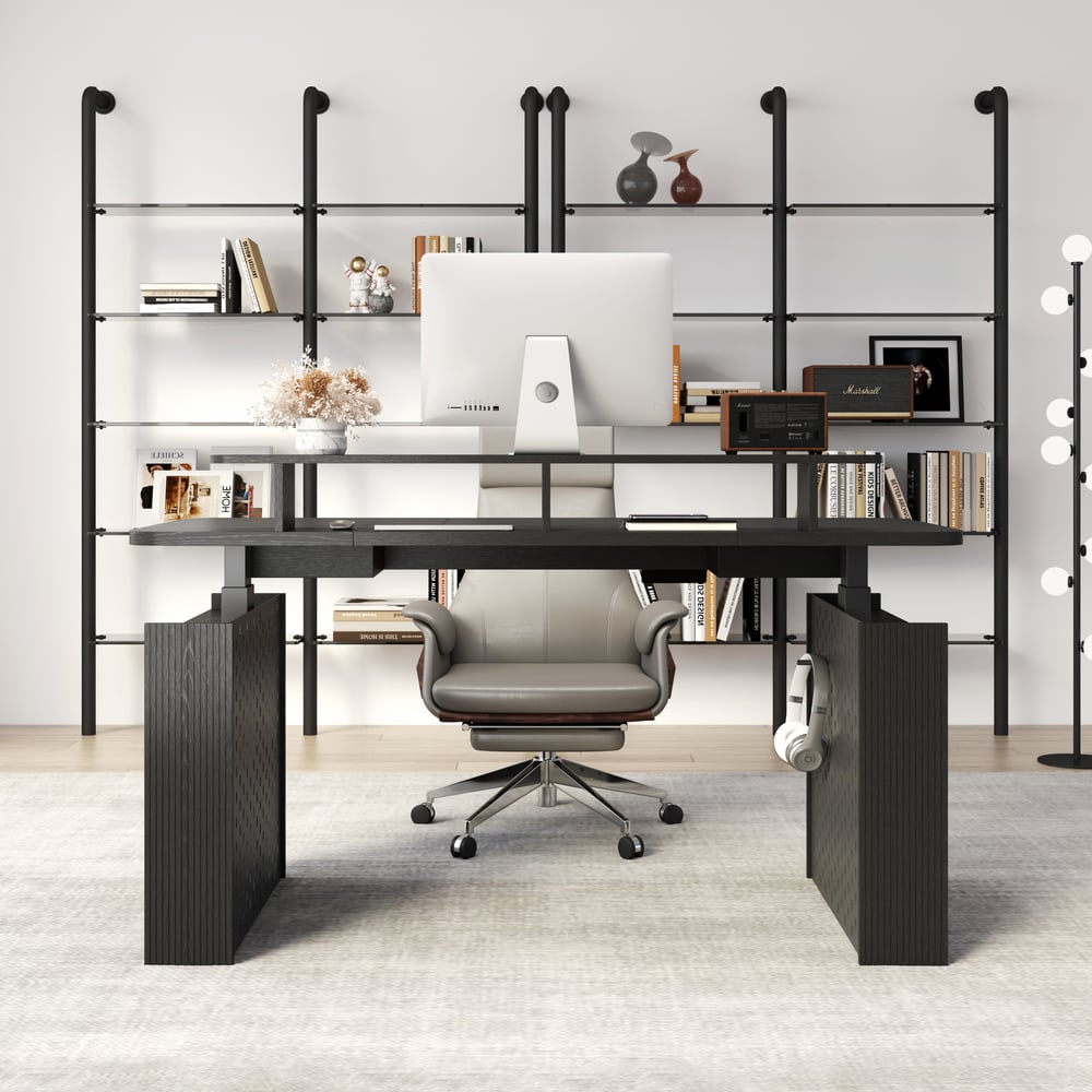 Questions and Answers for 1500mm Modern Black Multifunctional Standing Adjustable Office Desk