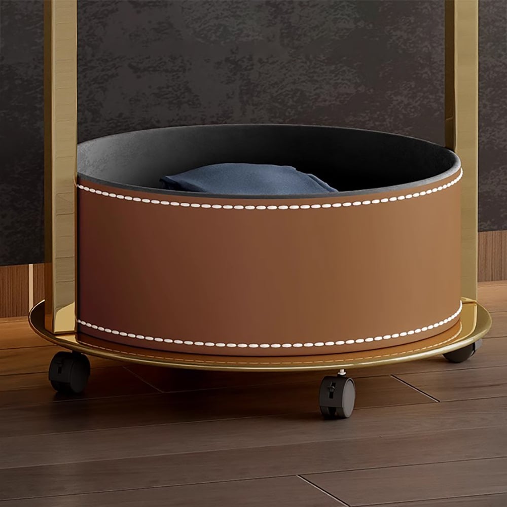 Questions and Answers for Coat Rack Stand with 2 Trays Saddle Leather Hall Tree