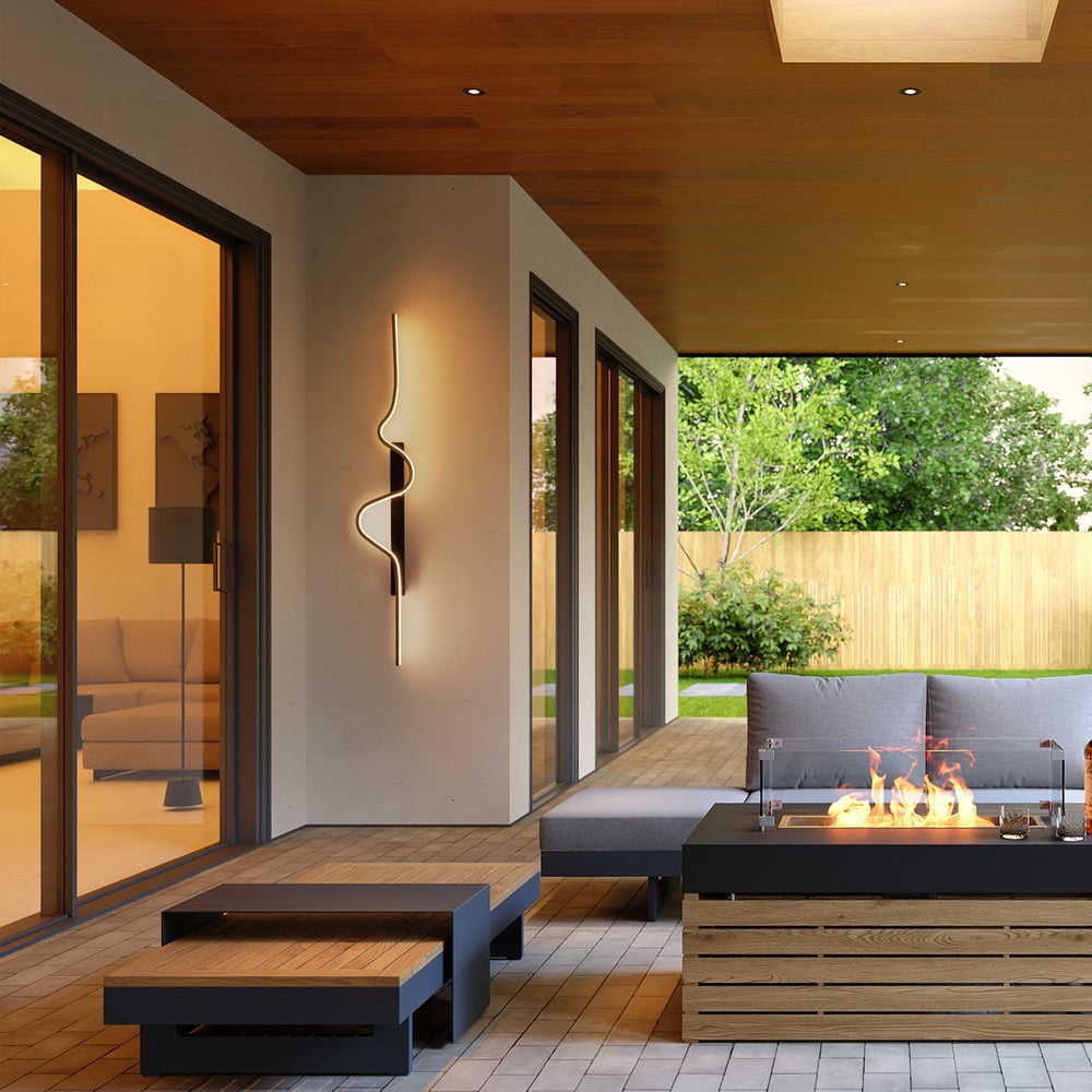 Customer Reviews for 1000mm Black and Gold Tri-color LED Wall SconceLighting