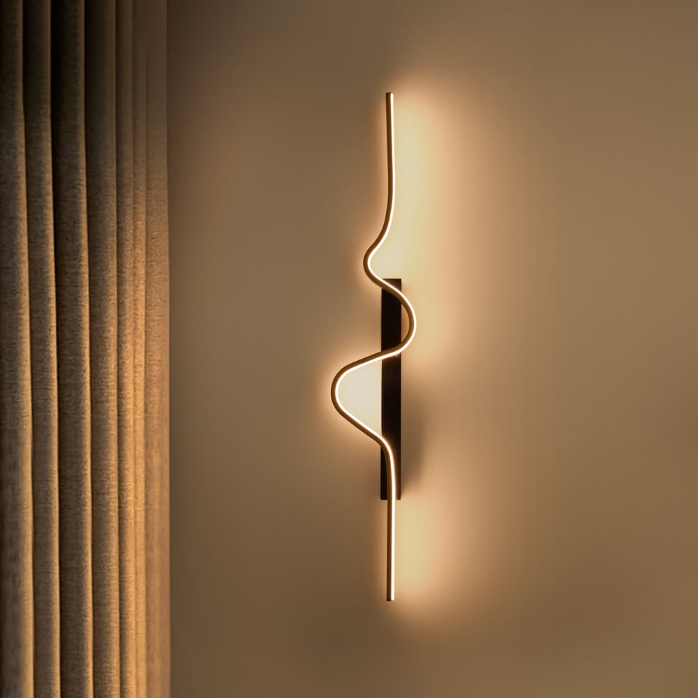Customer Reviews for 1000mm Black and Gold Tri-color LED Wall SconceLighting