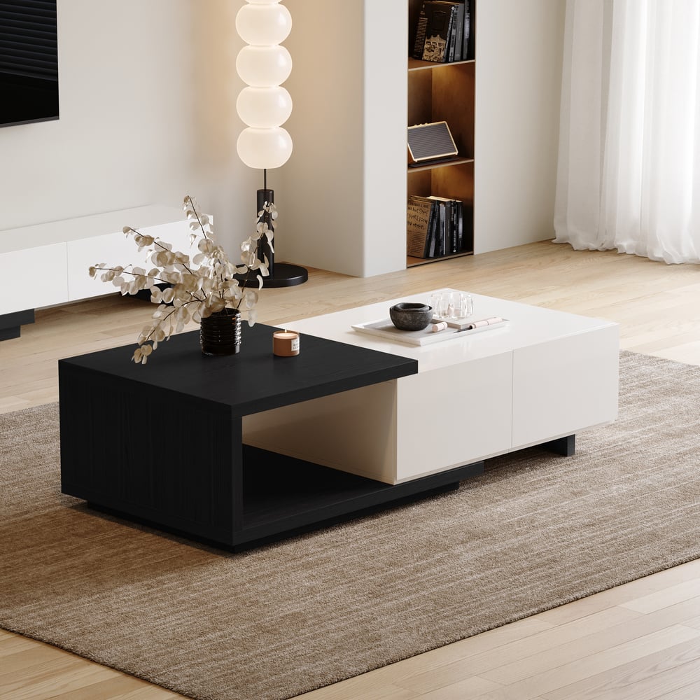 Customer Reviews for Quoint Extendable Coffee Table with 2 Drawers(47"-69")