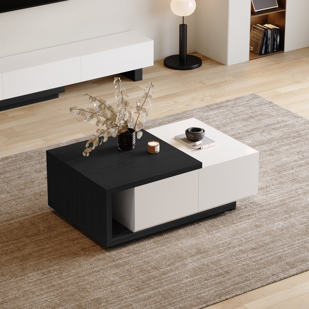 Customer Reviews for Quoint Extendable Coffee Table with 2 Drawers(47"-69")