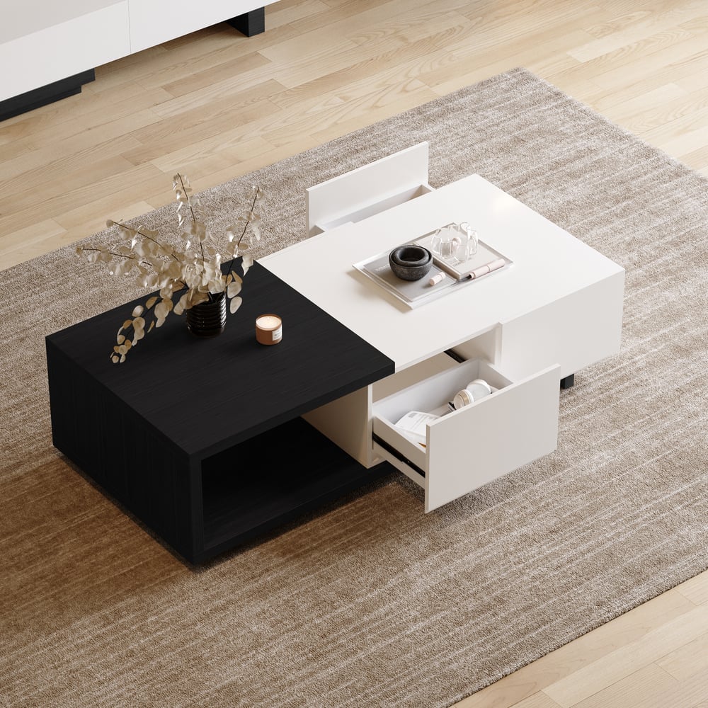 Customer Reviews for Quoint Extendable Coffee Table with 2 Drawers(47"-69")