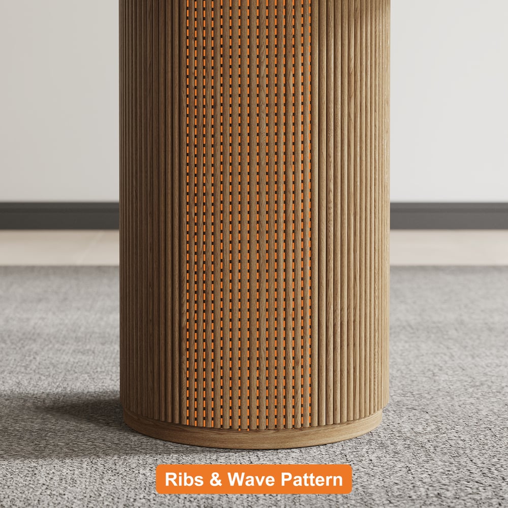 Questions and Answers for 1000mm Round Small Dining Table for 2-4 Person Walnut Wood Tabletop