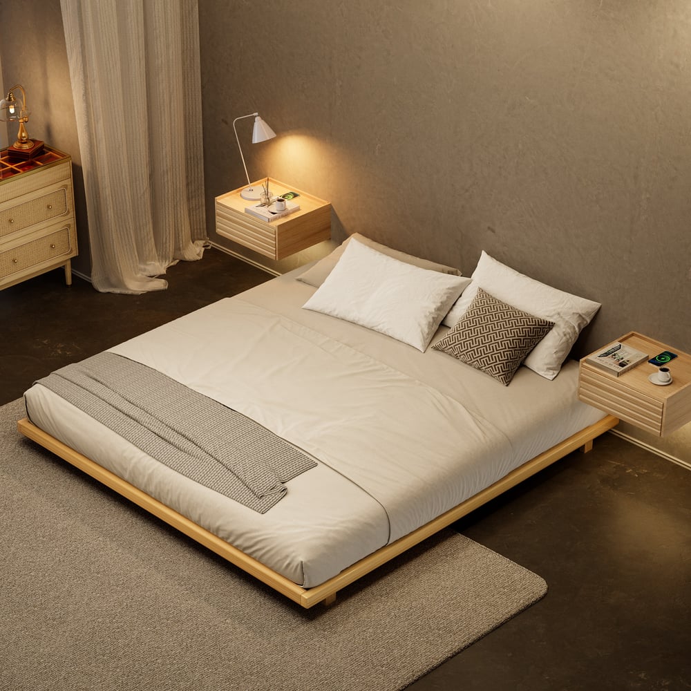 Domande e risposte per Letto da pavimento naturale in stile giapponese 180 cm* 200 cm