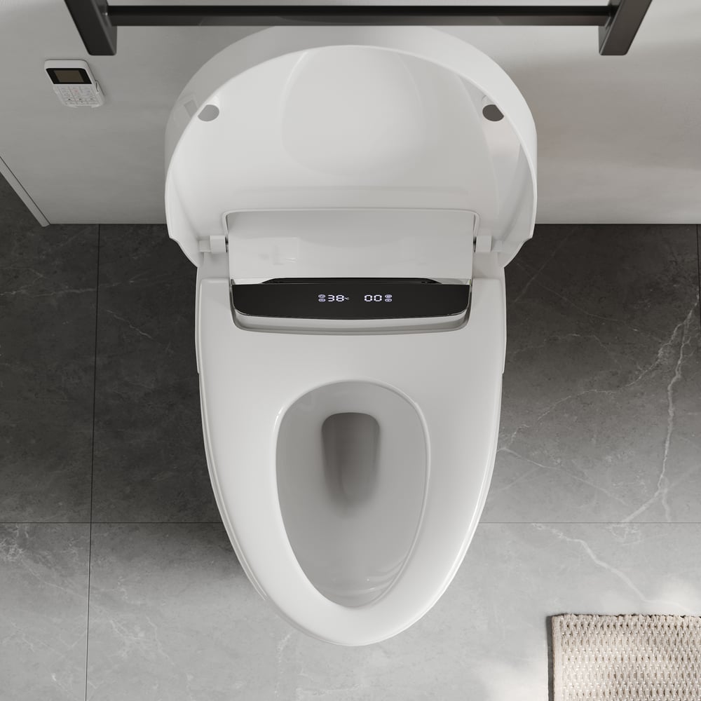 Pytania i odpowiedzi dla Nowoczesna inteligentna jednoczęściowa podłużna toaleta i bidet z siedziskiem