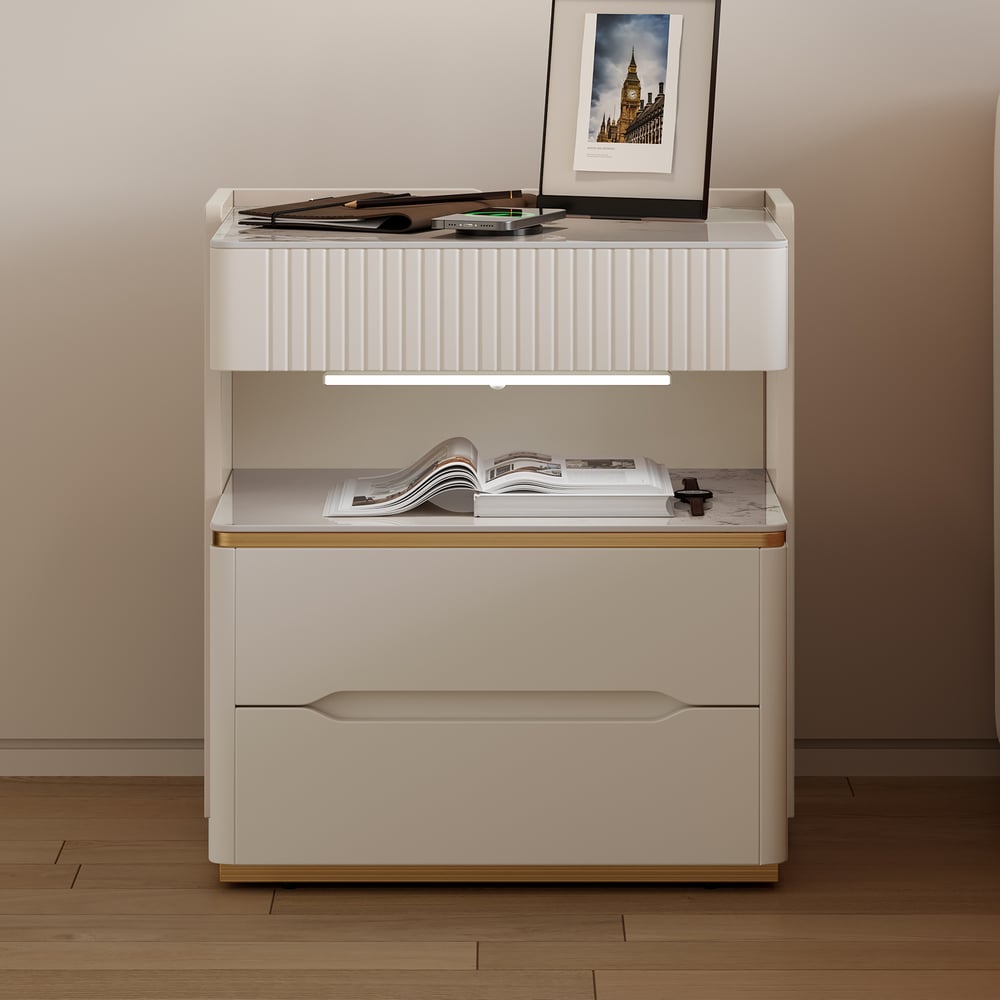 Otázky a odpovědi pro Inteligentní noční stolek Vailora se senzorem bezdrátové nabíječky Bluetooth reproduktory Sada 2 kusů