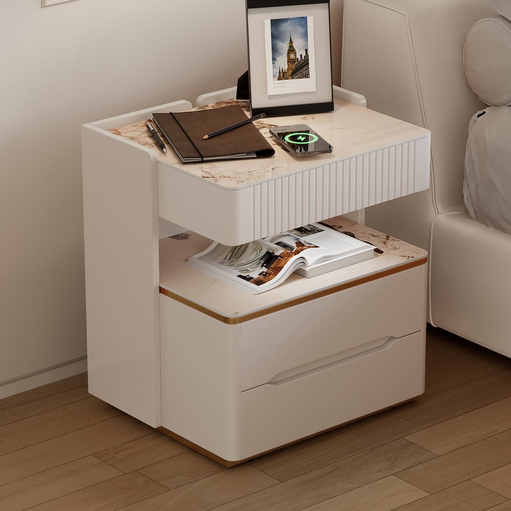 Otázky a odpovědi pro Inteligentní noční stolek Vailora se senzorem bezdrátové nabíječky Bluetooth reproduktory Sada 2 kusů