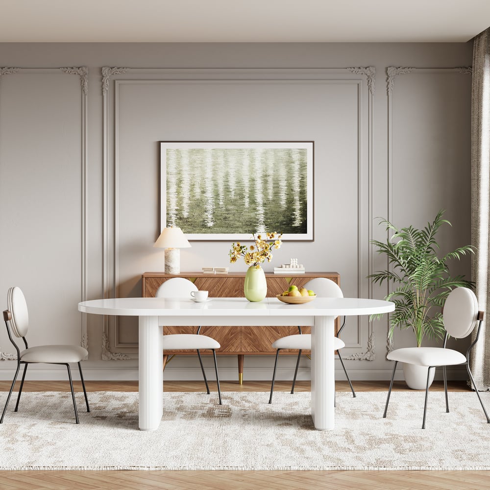 Customer Reviews for Set of 2 Modern Performance Leather Dining Chair White