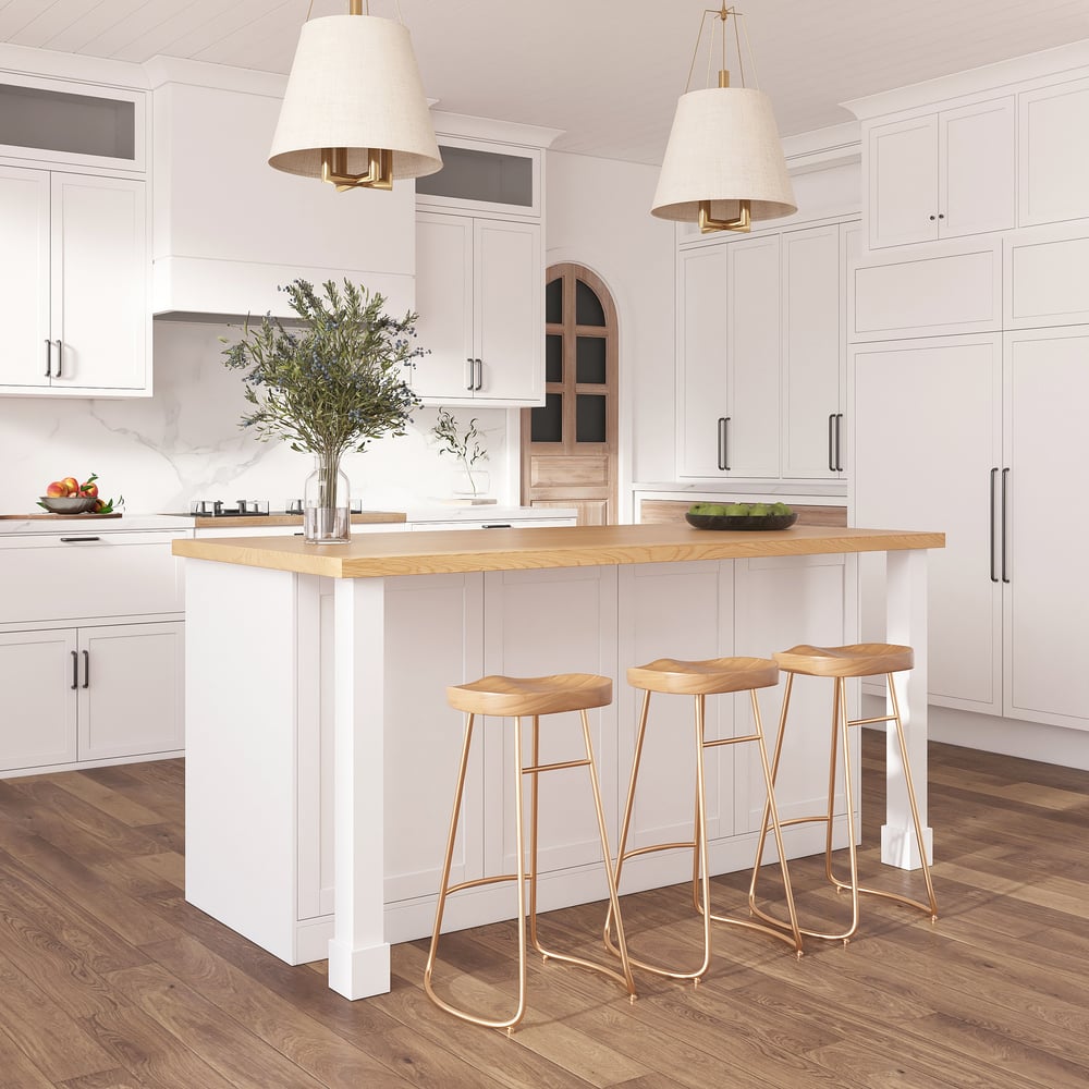 Questions and Answers for 1500mm Modern Natural &White Kitchen lsland Kitchen Cabinet with Wine Storage