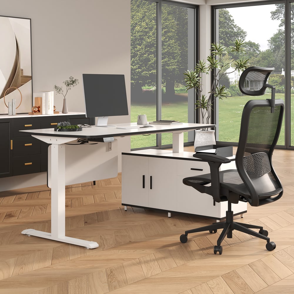 Perguntas e respostas para Cadeira de mesa de escritório preta ergonômica ajustável com encosto alto