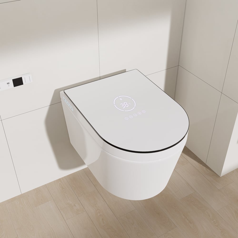 Questions and Answers for Airloo S4 Automatic Wall-Mounted Smart Bidet Toilet with UV Sterilization 1.58 GPF