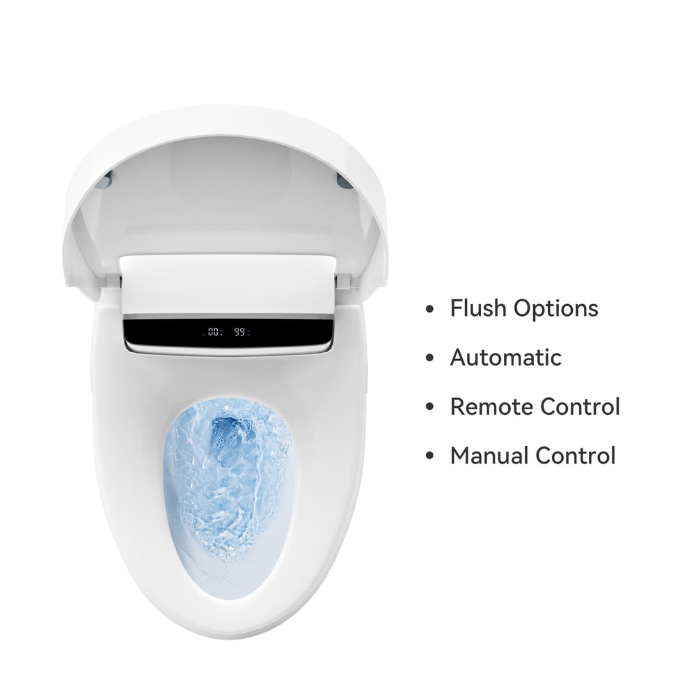 Questions and Answers for Hynova AX1 Smart Bidet Toilet with Auto Flush & Auto Open Lid, White, 4.8 L/flush