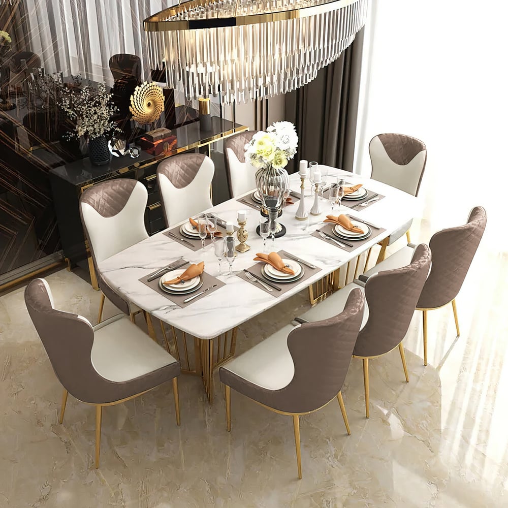 Questions and Answers for Wingback Dining Chair Modern Brown Upholstered (Set of 2) Side Chair PU Leather