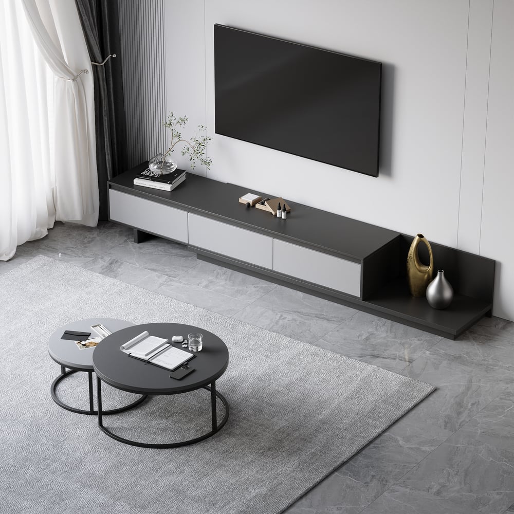 Hodnocení zákazníků pro položku Sada stolku a konferenčního stolku Fero TV, rozšiřitelná z 2000 mm na 3600 mm