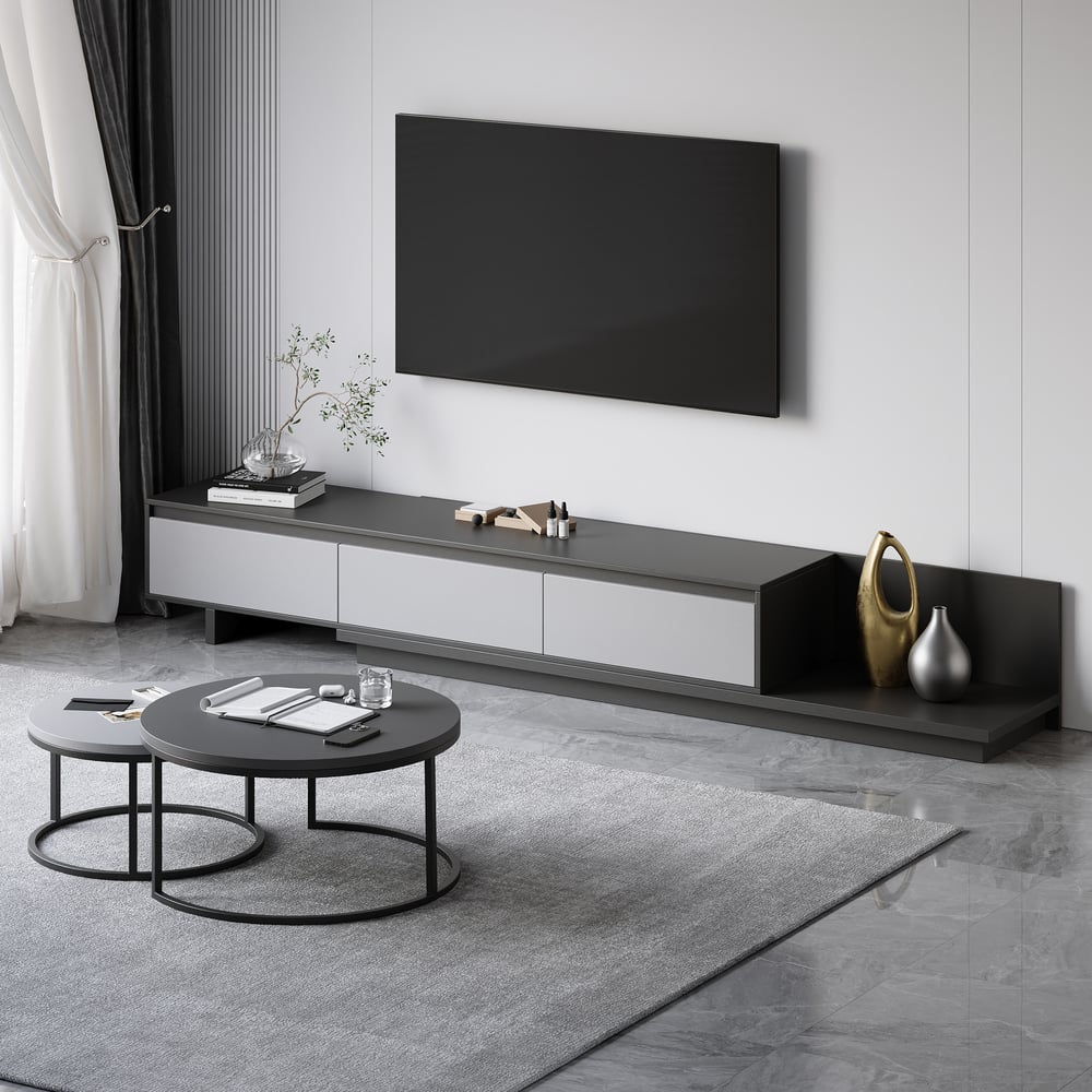 Questions and Answers for Fero Extendable TV Stand & Nesting Coffee Table Set